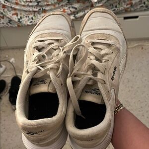 Reebok Cream Athletic Shoes